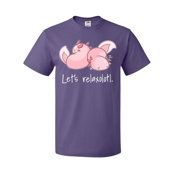 Inktastic Let's Relaxolotl with Cute Sleeping Axolotls T-Shirt