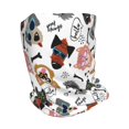 thumbnail image 2 of Bingfone Men Women Slouch Beanie Hip Hop Dog Print Cap Hip-Hop Hat Headwear Hats Turban Unisex, 2 of 8