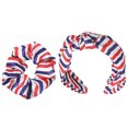 thumbnail image 1 of KAKOWELY 1 juego de diadema con nudo para mujer, banda para el pelo con bandera estadounidense, accesorios para el cabello para adolescentes., 1 of 5