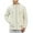 Beige, variant on Mens Jackets Hooded Zipper Coats Pocket Casual Solid Color Long-Sleeved Jacket Coats for Men