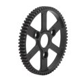 thumbnail image 1 of 65T Spur Main Gear, Wear  Hard Steel Black Compact RC Spur Main Gear Stable Rolling  for RC Car, 1 of 8