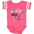 thumbnail image 3 of Inktastic I Rock with Guitar Microphone and Music Notes Boys or Girls Baby Bodysuit, 3 of 5