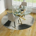 thumbnail image 3 of Button Tufted Dining Chair in white farbric seat, 3 of 3