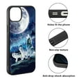 thumbnail image 2 of FINCIBO Soft Rubber Protector Cover Case for Apple iPhone 14 Max 6.7" 2022, Wolf Pack Moon, 2 of 5
