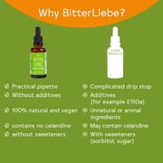 BitterLiebe Digestive Gut Herbal Drops – 15 bitter herbs, Cravings, De-Bloating & Gas – Study-Based Formula – 1.7 fl oz