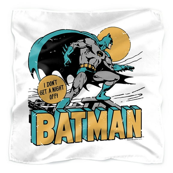 Batman Night Off Bandana (21 in x 21 in)