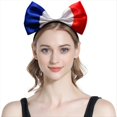 thumbnail image 2 of Diadema con Lazo, Conjunto de Diadema con Lazo, Regalo de Fiesta Patriótica Navideña, Disfraz de Cosplay, 2 of 6