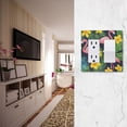 thumbnail image 5 of Yayeee Rocker Switch Wall Plate 1-Gang 4.6"x2.9" Home Decorative Outlet Cover, Flamingo Pattern, 5 of 6
