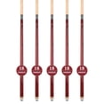 thumbnail image 3 of ASKA L3 Red 58" Pool Cue Sticks Set - 5 Pack, 13mm Tip, Hard Rock Maple Shaft, Wrapless, 3 of 6