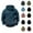 Navy, variant on Dovford Tactical Hoodies for Men Quater-Zip Pullover Vintage Sweatshirt Casual Long Sleeve Cargo Hoodies with Pocket