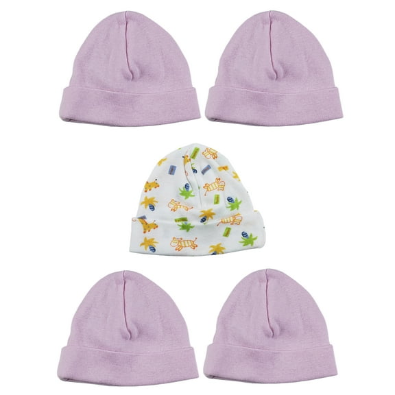 Bambini Girls Baby Cap (Pack of 5)