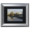 thumbnail image 3 of Trademark Fine Art "Sunrise in Notre Dame de Paris" Canvas Art by Mathieu Rivrin, Black Matte, Silver Frame, 3 of 4