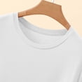 thumbnail image 5 of ctdiral Womens Crew Neck Sleeveless Tank Tops Solid Color Crop Tank Tops Lightweight Loose Fit Tunic Tops Summer Casual Going Out Tee White XXL, 5 of 8