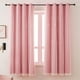 thumbnail image 4 of Cortinas Rosas para Dormitorio de Niñas Oso de Fresa 2 Paneles Opacas 63 Pulgadas Doble Capa, 4 of 5