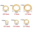 thumbnail image 1 of Anillos de salto de acero inoxidable, conectores abiertos de anillo dividido para fabricación de joyas DIY, artículos al por mayor, 4mm, 5mm, 6mm, 7mm, 8mm, 1 of 4