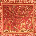 thumbnail image 1 of Ahgly Company Indoor Square Persian Orange Traditional Area Rugs, 4' Square, 1 of 1