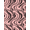 Pink Black, Pattern 3, variant on ODIKA 8'x10' Washable Area Rug Pink Smooth Grey Interlocking Wave Balanced Flow Motif Contemporary for Dining Room, Large Office, Lounge, Non-Slip Chair-Friendly Mat