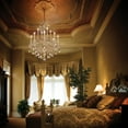 thumbnail image 3 of Schonbek 5683-O Milano 12 Light 31" Wide Crystal Chandelier - Gold, 3 of 6