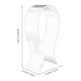 thumbnail image 2 of FOMIYES Soporte Transparente Para Auriculares Para Escritorio Y De Espacio, 2 of 8