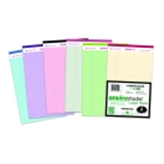 Enviroshades Recycled Legal Pad Assorted Color, Pack 6