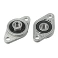 thumbnail image 2 of 8 Uds Kfl08 rodamiento de bloque de almohada 8mm de diámetro de orificio rodamiento de brida rómbico de aleación de Zinc para Cnc, 2 of 5