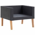 thumbnail image 2 of Bowery Hill Contemporary Single Seat Modular Garden Sofa in Black, 2 of 10