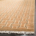 thumbnail image 5 of Safavieh  Couture Hand-knotted Tibetan Viorelia Modern Wool Rug with Fringe Taupe/Black 5' x 7'6" 5' x 8', 4' x 6' Indoor Living Room, Bedroom, Dining, 5 of 5
