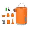thumbnail image 1 of LOVIVER Electric Air Pump High Power Lightweight Inflation Device with Camping Light Orange, 1 of 8