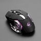 thumbnail image 3 of Wireless Optical Gaming Mouse, Rechargeable Silent Mouse, 2400 DPI, 2.4GHz USB, for PC and Laptop, Black, 3 of 4