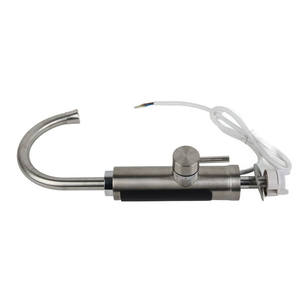 Grifo Con Calentador De Agua, Grifo De Agua Caliente Eléctrico Con Control Preciso De Temperatura De Acero Inoxidable Que Ahorra Energía Para La Cocina Del Hogar