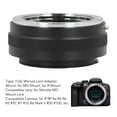 thumbnail image 4 of MD To R Mount Adapter, Lens Mount Adapter Easy To Install  for RP Ra R5 R6 R3 R5C, 4 of 8