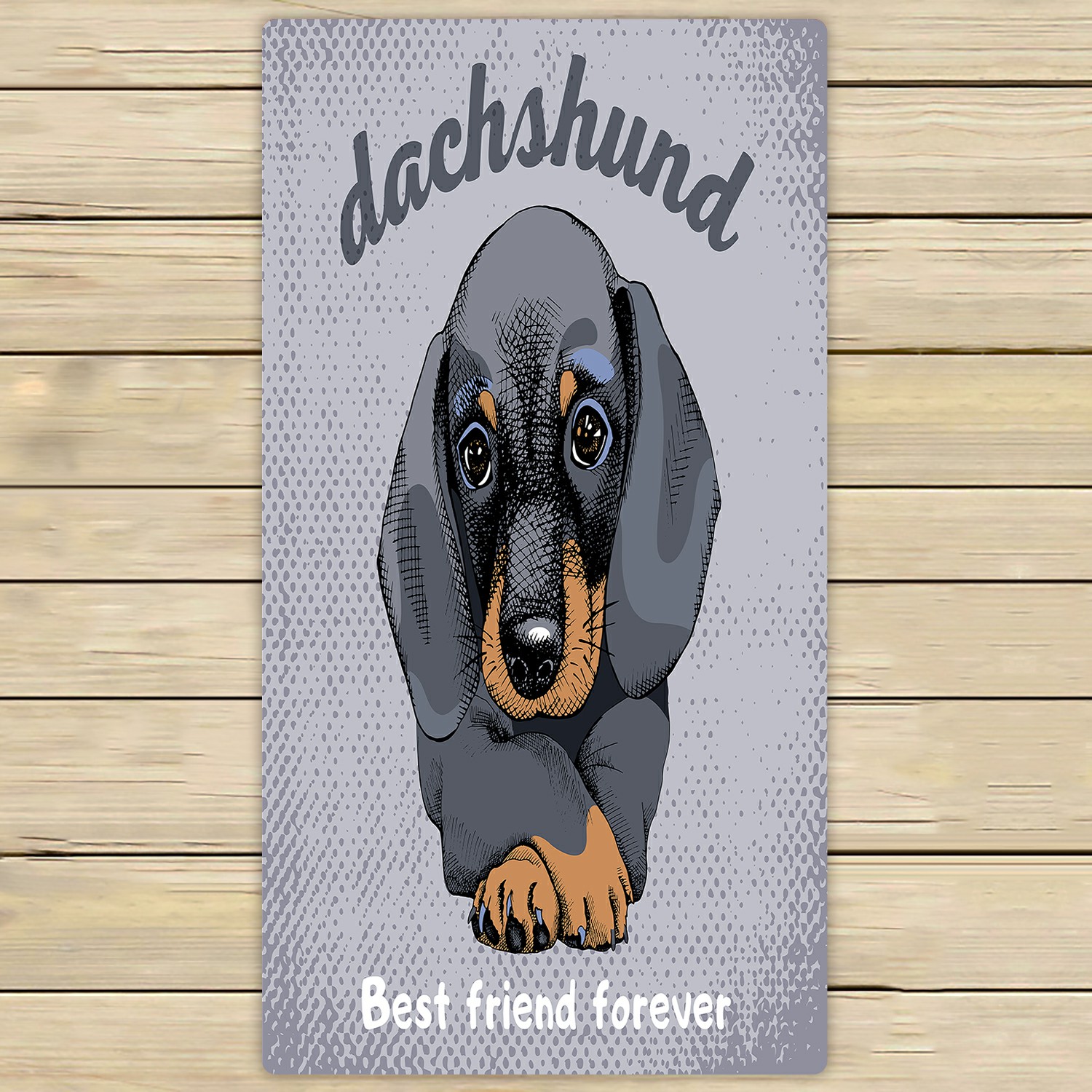 30 X 16 Inch Blue Boy Doxie Dog Dachshund Hand Towels Towel Ultra Soft Highly Absorbent Multipurpose Bathroom Bath Kitchen Fingertip Towel for Hand,Face,Gym,Spa and Home Decor