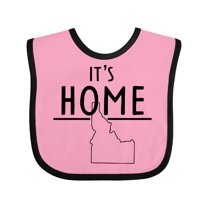 Inktastic It's Home- State of Idaho Outline Boys or Girls Baby Bib