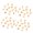 K gold, variant on Heart Spacer Beads for Necklace and Making, 100-Piece Electroplated Zinc Alloy Jewelry Component Supply
