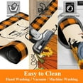 thumbnail image 5 of HEBE Fall Kitchen Rugs Sets of 3 Non Slip Farmhouse Buffalo Plaid Pumpkin Kitchen Rugs and Mats Washable Kitchen Mats for Floor Seasonal Thanksgiving Kitchen Rug Runner Carpet Autumn Rug, 5 of 6