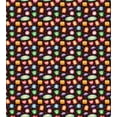 thumbnail image 3 of Alien Duvet Cover Set Queen Size, Abstract Beings with Cute Facial Expressions Crying Laughing Happy Colorful Stars, Decorative 3 Piece Bedding Set with 2 Pillow Shams, Multicolor, by Ambesonne, 3 of 3