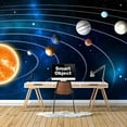 thumbnail image 2 of IDEA4WALL 6pcs Planets of Solar System Peel and Stick Wallpaper Removable Wall Murals Large Wall Stickers for Home Decoration, 100"x24", 2 of 4