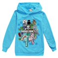 thumbnail image 1 of Minecraft Kids Print Hoodie Casual Long Sleeve Hooded Sweatshirt Tops, 1 of 2