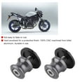 thumbnail image 1 of 6mm Motorcycle CNC Rear Stand Swing Arm Spool Sliders, Hard Anodized, Stable and  for General Motorcycle, CNC Aluminum Alloy, Various Colors, Pack of 2, 1 of 7