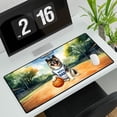 thumbnail image 3 of Happy Father's Day Akita Playing Basketball with Best Dad Jersey Desk Mat Full Keyboard Mouse Pad Inu Dog Lover Large Mousepad - 13006, 3 of 5