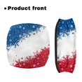 thumbnail image 2 of HELLHERO Red, White and Blue Snowflakes Seat Back Covers Rollator Seat Back Cover & Easy to Clean with Soft for Elderly, 2 of 7