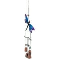 thumbnail image 5 of Northlight 24" Purple and Bronze Dragonfly Outdoor Garden Windchime, 5 of 5