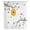 White, variant on Bees Branches Semi Sheer Curtains Drapes for Living Room, Bedroom, French Doors Window 54 Inches Long, Farmhouse Spring Botanical Watercolor Rod Pocket Chiffon Curtain Drapery Voile Draperies Panel