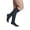 Midnight Blue, variant on Sigvaris Style 842 Soft Opaque 20-30 Closed Toe Knee High Compression Stockings Espresso MS Short