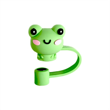 

Naioewe Party Decorations 2023 New Cartoon Dust Cap Soft Glue Dust Plug Universal Glass Stainless Steel Straw 7 8mm Straw Sleeve