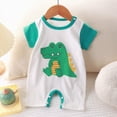 thumbnail image 2 of Baby Onesies Boy Newborn Baby Boy Clothes Infant Romper Cute Cartoon Pattern Short Sleeve Summer Clothing, 2 of 7
