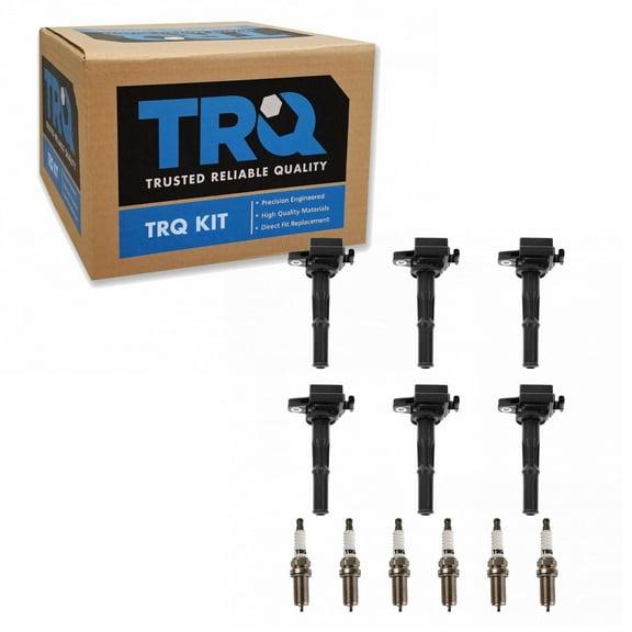 TRQ Ignition Coil & Iridium Spark Plug Kit Set for ES300 Avalon Camry V6 New ICA71743