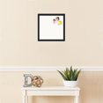 thumbnail image 3 of PinPix 14x14 Custom Cork Bulletin Board Maze White Beige Poster Board Has a Fabric Style Canvas Finish, Framed in Maze White Beige, by ArtToFrames (PinPix-1835), 3 of 5
