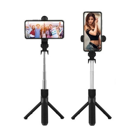 Perche à Selfie Trépied SelfieShow Aluminium - Extensible Avec Télécommande, Pour Smartphone