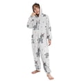 thumbnail image 5 of Soft Big Kids Onesie Pajamas Cozy Loose-Fit Jumpsuits for kids with Pockets for Christmas Lounge & Play Grey Cute Donkeys Pattern, 5 of 8